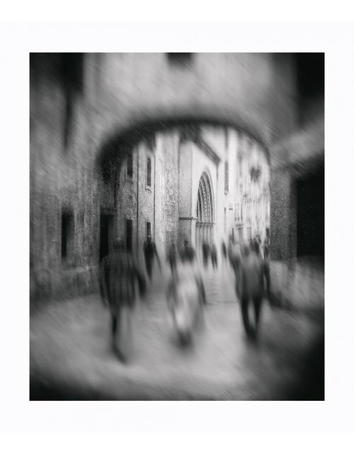 Fotografía Onírica Urbana Blanco y Negro | Arte Moderno 90x77cm