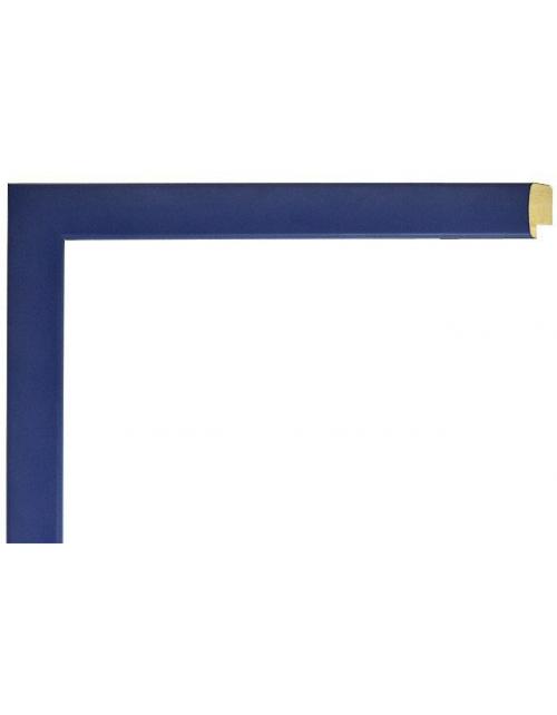 Moldura azul lisa para marcos a medida - Estilo minimalista.