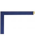 Marco a medida azul lisa estrecha