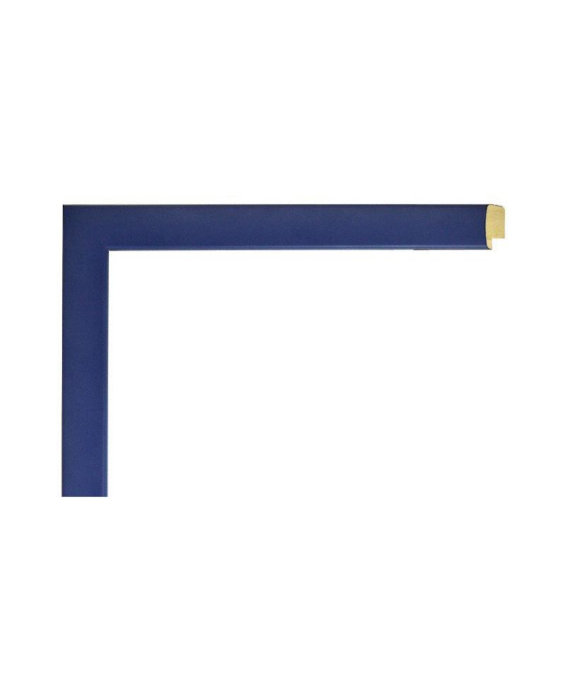 Moldura azul lisa para marcos a medida - Estilo minimalista.