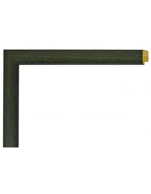 Marco a medida verde oscura lisa