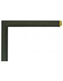 Marco a medida verde oscura lisa