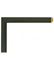 Moldura verde lisa para marcos a medida - Estilo minimalista.