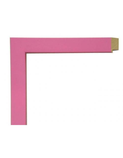 Moldura rosa lisa para marcos a medida - Estilo minimalista.