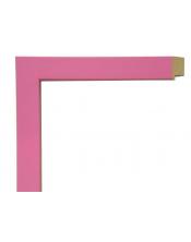 Moldura rosa lisa para marcos a medida - Estilo minimalista.