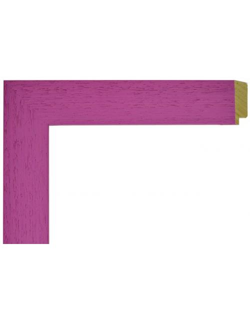 Marco a medida rosa oscura, 3 cm