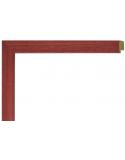 Marco a medida lisa color cerezo