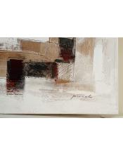 Cuadro Pintado a Mano | Pintura Textural Abstracta en Acrílico