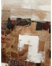 Cuadro Pintado a Mano | Pintura Textural Abstracta en Acrílico