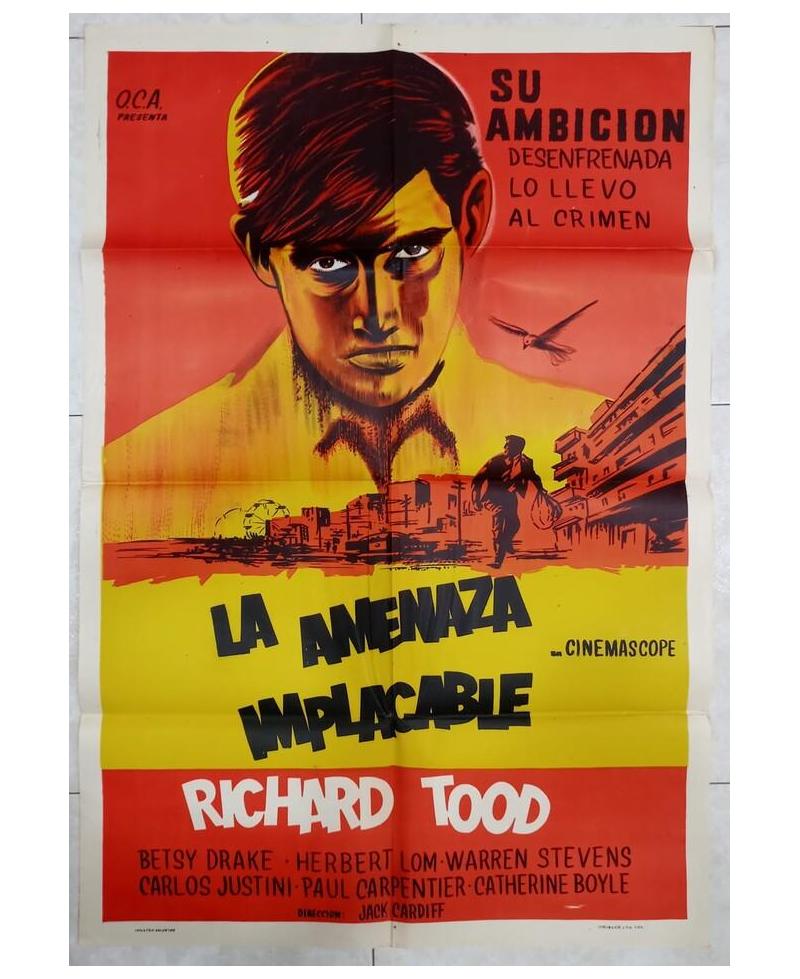 artel-original-cine-años-50-La-Amenaza-Implacable-Richard-Todd