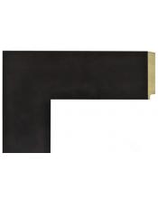 Marco a medida, de color wengué lisa