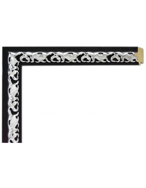 Moldura plata redondeles