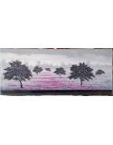 Cuadro arboles en morado