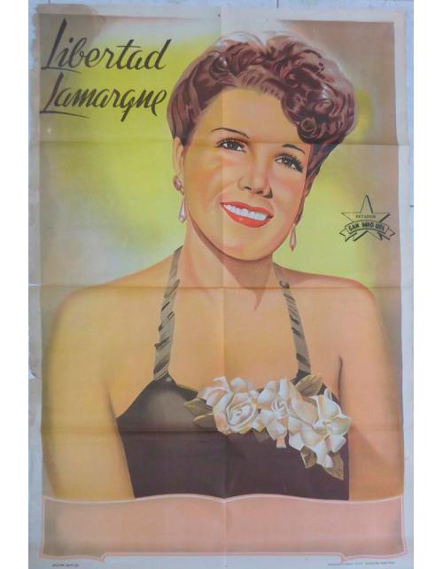 Cartel de cine original- Libertad Lamarque