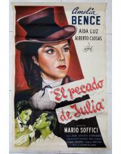 Cartel de cine. El Pecado de Julia