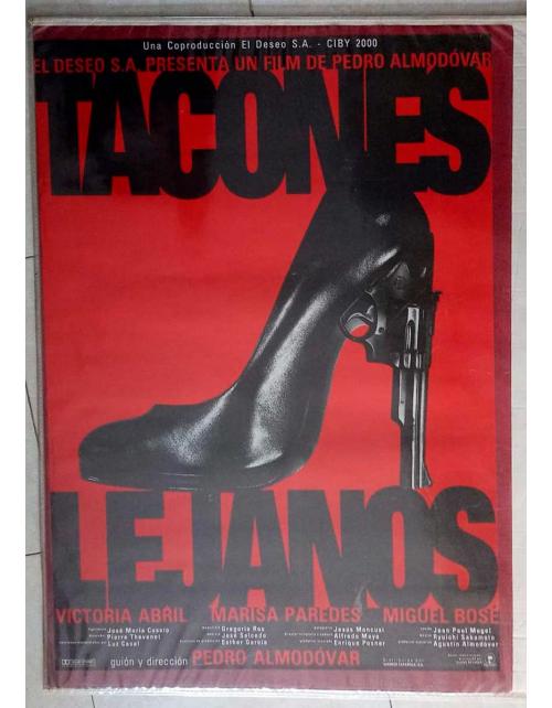 Cartel Original de Cine "Tacones Lejanos" (1991) - Pedro Almodóvar