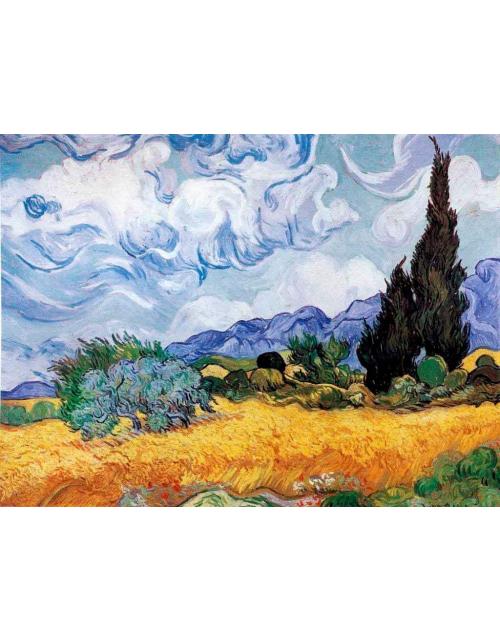 Campo de trigo con cipreses – Vincent van Gogh