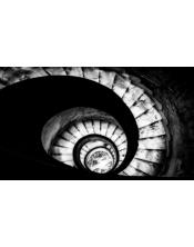 Fotografía Artística Escalera Espiral B/N 