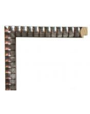 Moldura plata a rayas