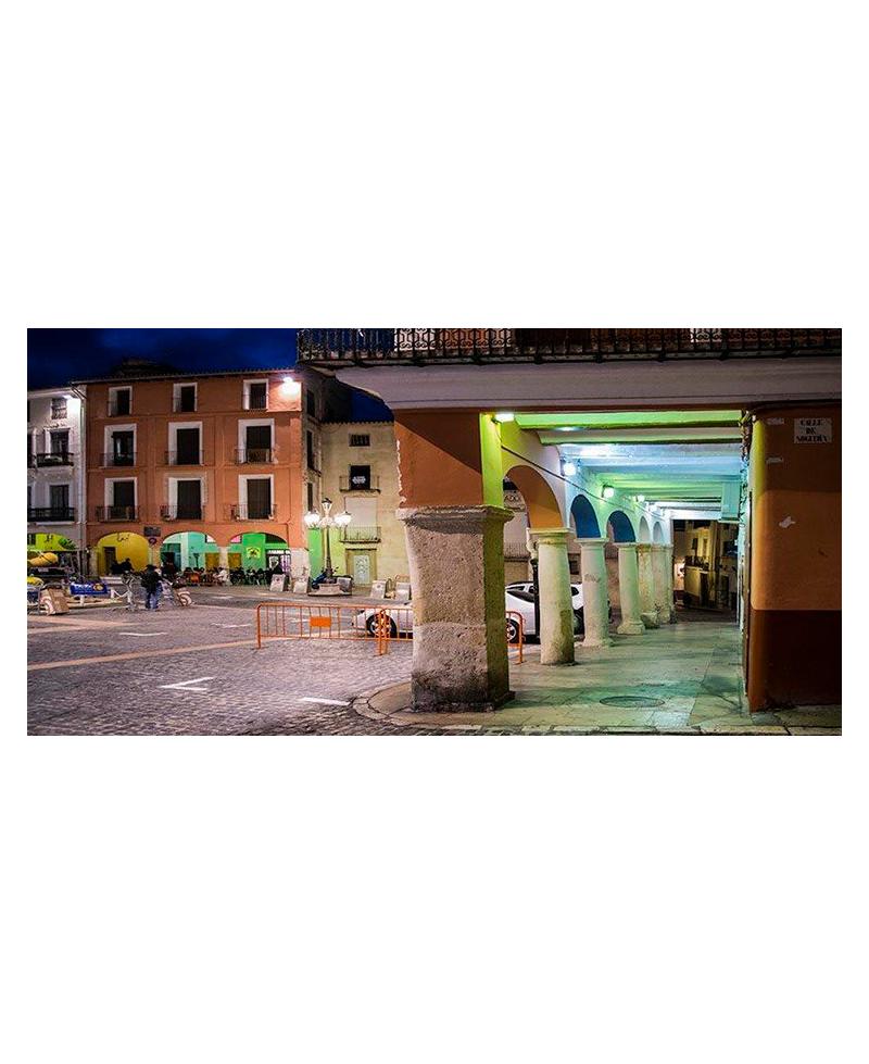 Lámina Panorámica Plaza del Mercado Xàtiva