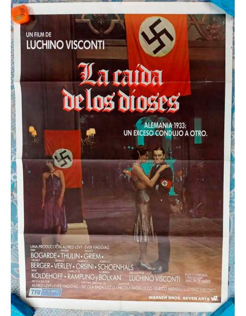 Cartel de cine. La Caída de los Dioses