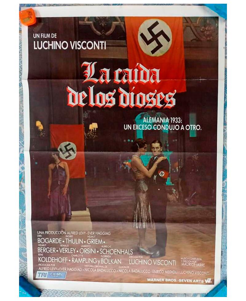 Cartel de cine. La Caída de los Dioses