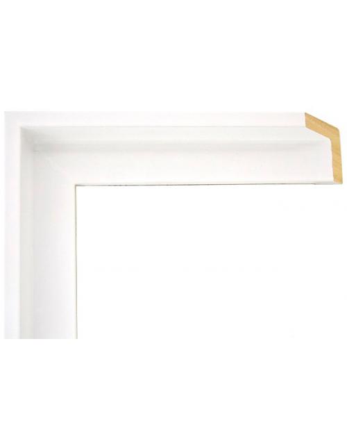 Moldura L blanca