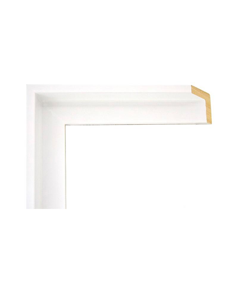 Moldura L blanca