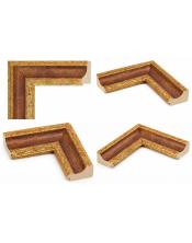 "Marco a medida para cuadros acabado oro envejecido artesanal"