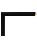 Marco a Medida Negro Mate - Moldura Minimalista 2,3 cm
