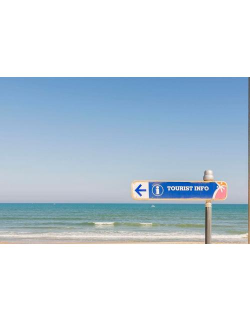 Foto Cartel Información Turística Playa