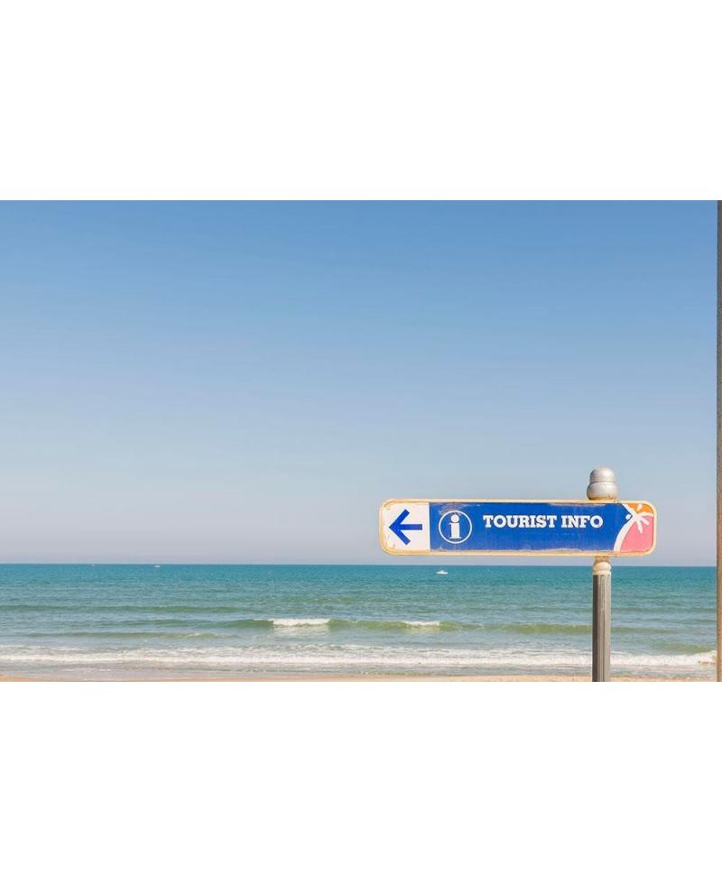 Foto Cartel Información Turística Playa