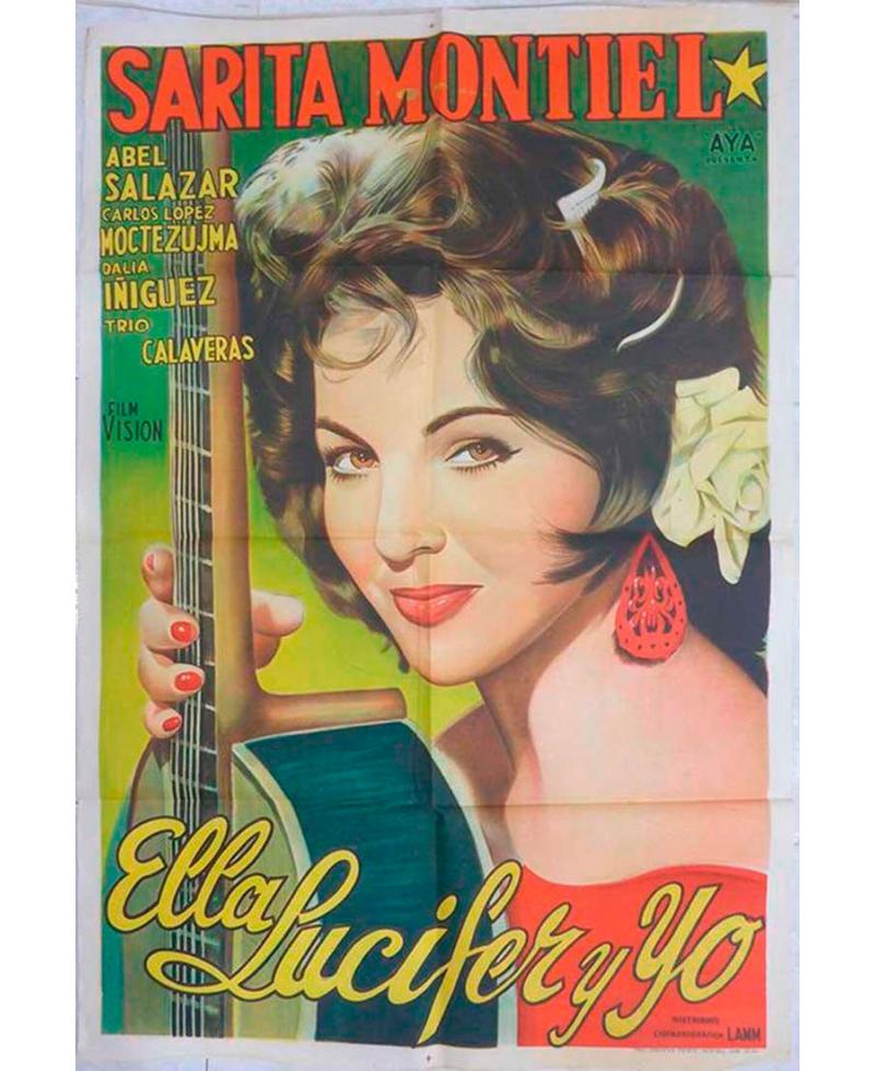 Cartel de cine -Ella Lucifer y yo-