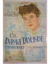 Cartel de cine original- La dama Duende-