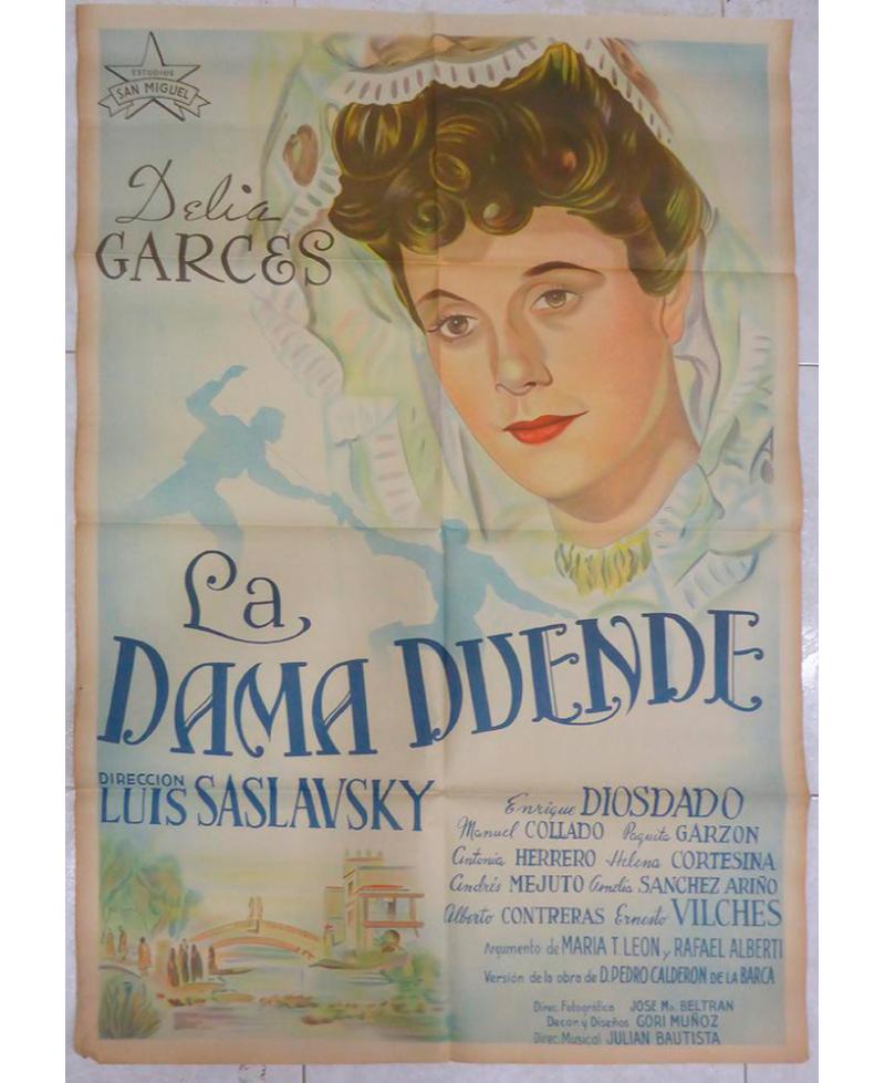 Cartel de cine original- La dama Duende-