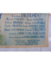 Cartel de cine original- La dama Duende-