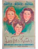 Cartel Original de Cine "Las Tres Ratas" (1946) - Joya Cinematográfica Argentina