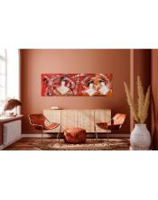 Cuadro pintado tema fiesta