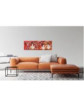 Cuadro pintado tema fiesta