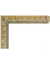 Moldura dorada grbada