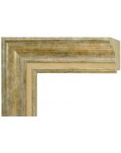 Marco a medida color plata y crema