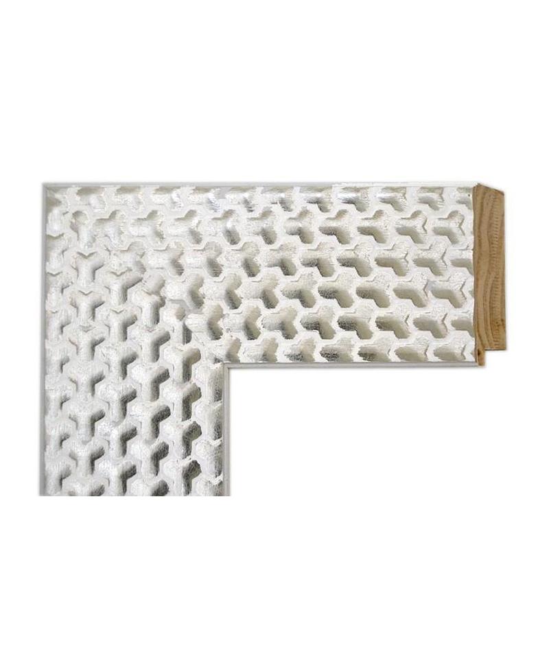 Marco a medida plata ancha