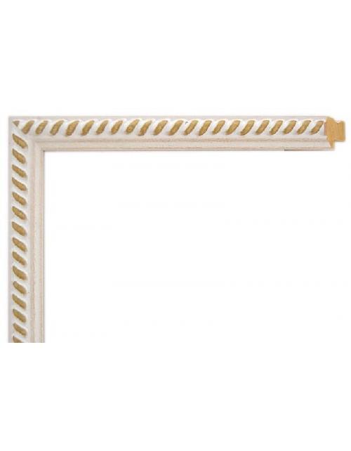 Marco a medida de color crema-
