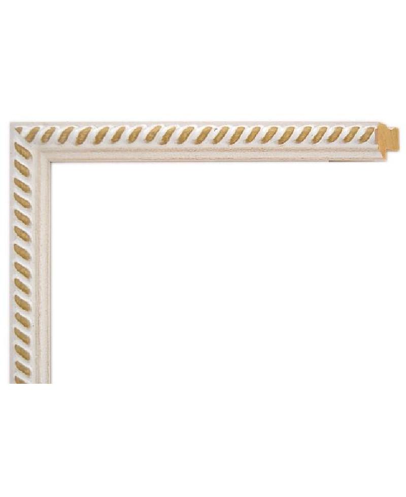 Marco a medida de color crema-