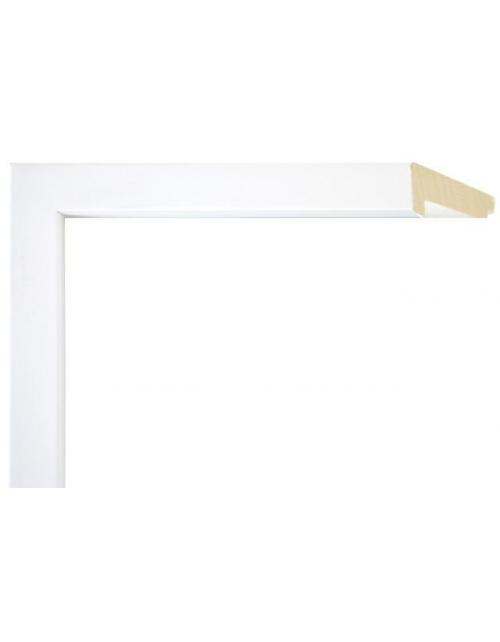 Marco onda de color blanco