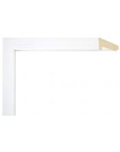 Marco onda de color blanco