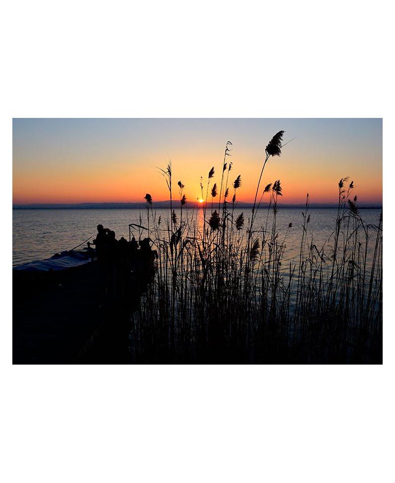 fotografía de Atardecer en la albufera