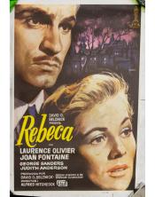 Cartel de cine original de la Película . Rebeca