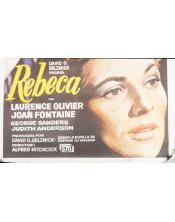 Cartel de cine original de la Película . Rebeca