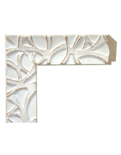 Marco a medida de color blanco.